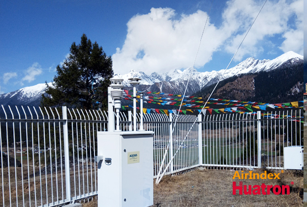 西藏林芝自然生态保护区空气涵养指数监测